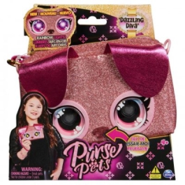 Purse Pets Rainbow lights Gentuta interactiva Dazzling Diva Spin Master