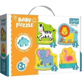 Puzzle baby clasic animale safari 8 piese Trefl