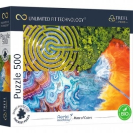 Puzzle UFT 500. Labirinturi de culori Trefl