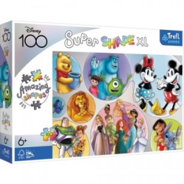 Puzzle Primo Super shape XXL 160 Disney 100. Lumea Disney Trefl