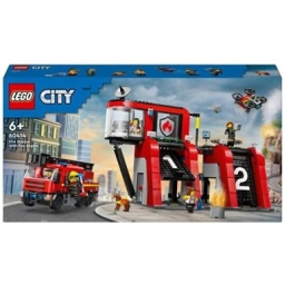LEGO City. Statie si camion de pompieri 60414 843 piese