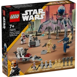 LEGO Star Wars. Pachet de lupta Clone Trooper si droid de lupta 75372 215 piese