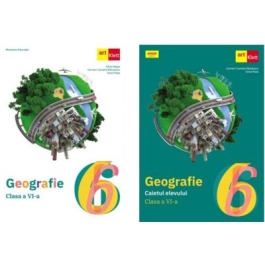 Pachet Geografie. Manualul si caietul elevului clasa a 6-a - Silviu Negut Carmen-Camelia Radulescu