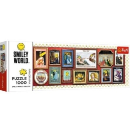 Puzzle 1000 Panorama Lumea Smiley Trefl