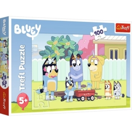 Puzzle 100 Minunata lume a lui Bluey Trefl