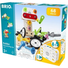 Set de constructie cu inregistrare 68 piese BRIO