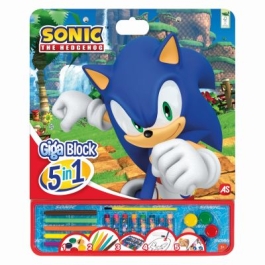 Set pentru desen Giga block 5 in 1 Sonic the Hedgehog