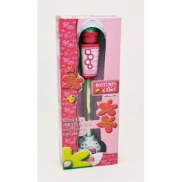Microfon Girl cu lumini Bontempi