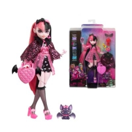 Papusa Draculaura cu animalut si accesorii Monster High
