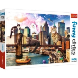Puzzle 1000. Lamborghini rosu Trefl
