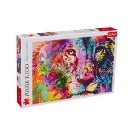 Puzzle 1000. Leul colorat Trefl