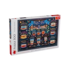 Puzzle 500. Tipuri de cafea Trefl