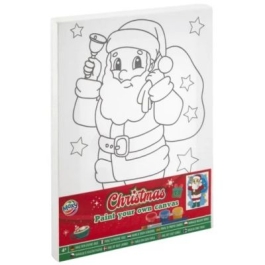 Set creativ Canvas Mos Craciun 20x15 cm