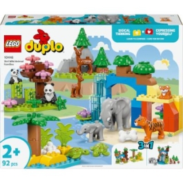 LEGO Duplo. Familii de animale salbatice 3-in-1 10446 92 piese