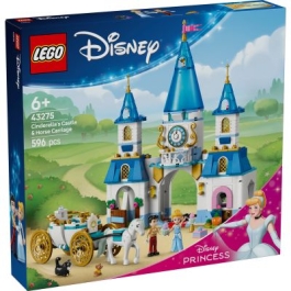 LEGO Disney. Castelul si caleasca Cenusaresei 43275 596 piese