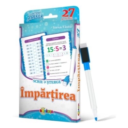 27 de cartonase. Scrie si sterge. Impartirea