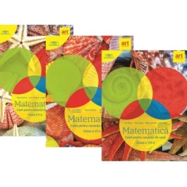 Set 3 caiete Matematica pentru vacanta de vara clasele 5 6 7 - Marius Perianu