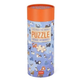 Puzzle 1000 piese Vintage Memories Kitty Legami