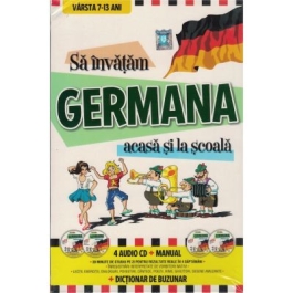 Sa invatam Germana acasa si la scoala 4 audio CD Manual Dictionar