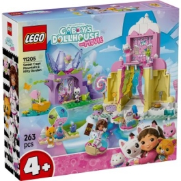LEGO Gabby s Dollhouse. Muntele de dulciuri si gradina Miau-Zanei 11205 263 piese