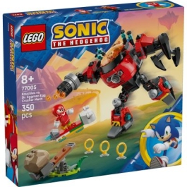 LEGO Sonic the Hedgehog. Knuckles vs. Dr. Eggman si robotul Egg Crusher 77005 350 piese