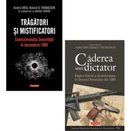 Pachet 2 carti Tragatori si mistificatori si Caderea unui dictator - Andrei Ursu