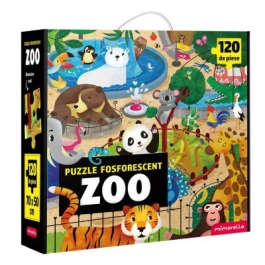 Joc educativ Puzzle Fosforescent Zoo