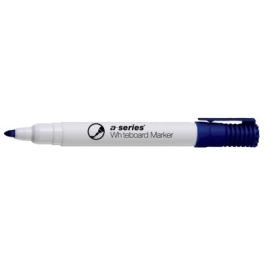 Marker pentru tabla A-series varf rotund 2 mm albastru
