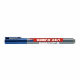 Marker Edding 361 pentru tabla corp plastic varf 1mm albastru
