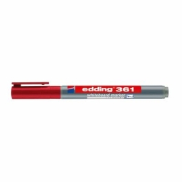 Marker Edding 361 pentru tabla corp plastic varf 1mm rosu