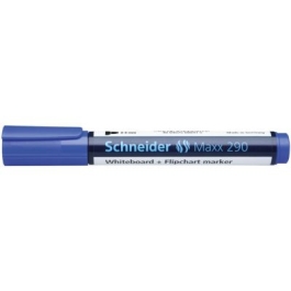 Marker pentru tabla Schneider Maxx 290 varf rotund 2-3 mm albastru