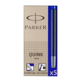 Patroane cerneala Parker Quink albastru 5 bucatiset