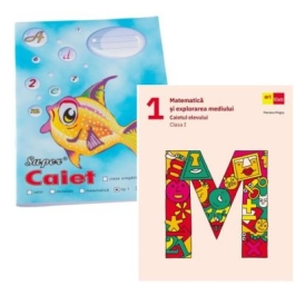 Pachet Caiet tip 1 Pestisor A5 32 file Casa Tipografica si Matematica si explorarea mediului. Caietul elevului. Clasa 1 - Mariana Mogos