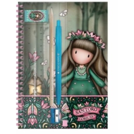 Caiet A4 Gorjuss Wildflower cu accesorii scolare