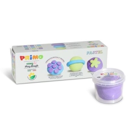 Plastilina Morocolor Primo 3 culori pastel in recipient plastic 100g
