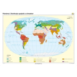 Pamantul. Distributia spatiala a climatelor 140x100 cm CR-3124B