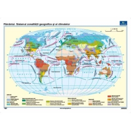 Pamantul. Sistemul zonalitatii geografice si a climatelor 120x160 cm CR-3132A