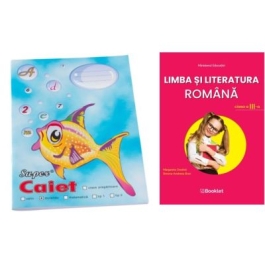 Pachet Caiet Pestisor dictando A5 48 file Casa Tipografica si Limba si literatura romana manual clasa a 3-a - Margareta Onofrei