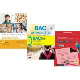 Pachet Bacalaureat 2026. Limba si literatura romana 72 teste complete Matematica si Biologie clasele 9-10 - Mimi Gramnea Radu Gologan Stelica Ene
