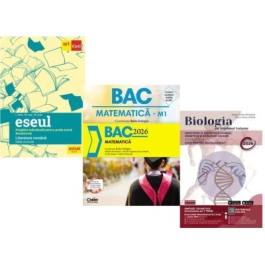 Pachet Bacalaureat 2026. Eseul. Pregatire individuala pentru proba scrisa Matematica si Biologia pe intelesul tuturor clasele 11-12 - Liliana Paicu Radu Gologan Maria Ioana Cazan