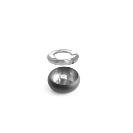 Scrumiera din otel inoxidabil cu margine detasabila, 105x(H)58mm Hendi