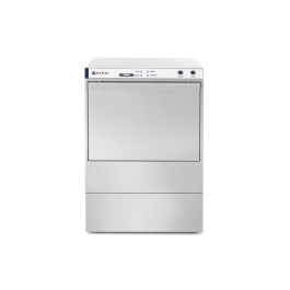 Masina profesionala de spalat vase K 50 cu pompa de evacuare 50 x 50 control electromecanic 400 W Hendi Inox 570x600(+370)x(H)830 mm