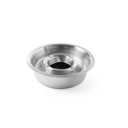 Scrumiera Hendi cu tava joasa, uz exterior, otel inoxidabil, 140 mm