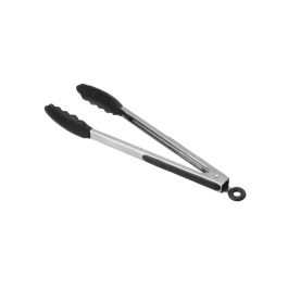 Cleste servire lungime 40 cm, din inox, cu varf silicon rezistent la caldura, Hendi