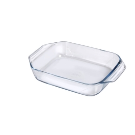 Tava OVENCHEF, Duralex,  din sticla transparenta, 3000 ml.set 1 buc.350x250x(H)60mm