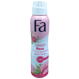 FA DEO SPRAY SWEET ROSE PEONIES&RASPBERRY 150ML
