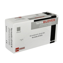 FARMA MANUSI NITRIL NEPUDRATE NEGRU XL 100BUC