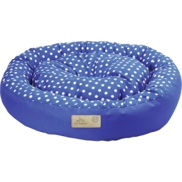 Culcus pentru caini si pisici Rotund Tarte S, Albastru, 65x15 cm, 4Dog Deluxe 