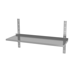 Raft ajustabil cu 1 polita,Hendi dimensiune 1400x300x(h)250mm