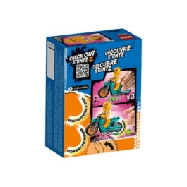 LEGO City - Motocicleta de cascadorii cu gaina 60310, 10 piese